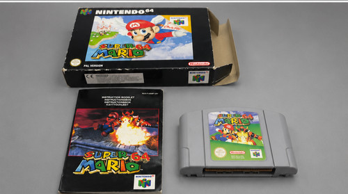 Super mario n64 pal boxed - mario,