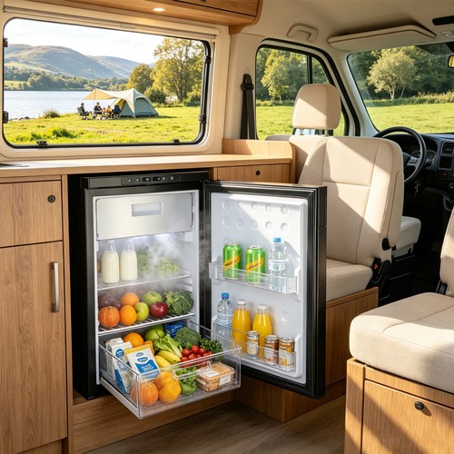 Litre 12v campervan fridge - litre,