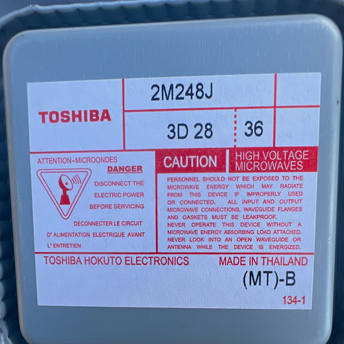 Toshiba microwave magnetron - microwave,