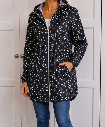 Ladies parka rain mac coat - parka,