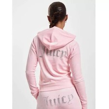 🔥Womens Ladies 2-pcs Juicyu Logo Couture Tracksuit Sport Suit Velvet Jogging 🔥