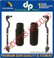 Tie Rod Rods Inner Outer + RACK BOOT Kit SET of 4 for BMW E46 325Xi 330Xi L + R