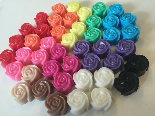 Mini rose soaps - ,