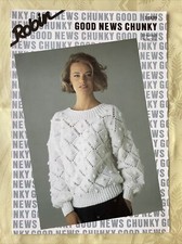 Robin knitting pattern 14839. Sweater, Chunky 30-44"  NEW, old stock