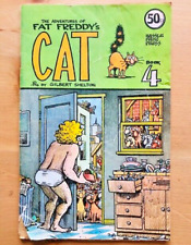 FAT FREDDY'S CAT BOOK 4 by GILBERT SHELTON - P/B - 1978 