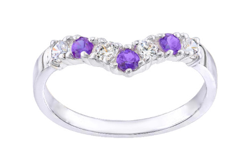 Sterling silver amethyst - sterling,
