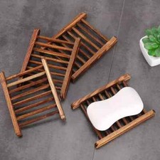 Natural Wooden Soap Dish/Rack/Holder/Tray  (UK Seller)