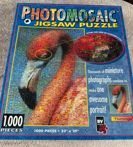 1000 piece puzzle photomosaic - piece,