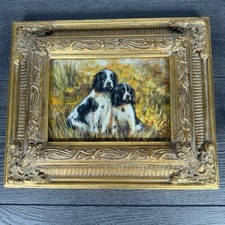 Vintage Oil Painting Springer