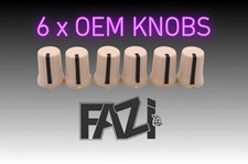 6 x WHITE OEM KNOBS DJ MXER