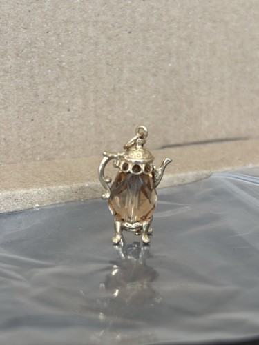 9ct gold teapot - gold, vintage
