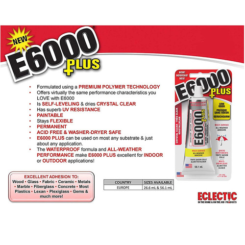 E6000 plus 6ml industrial - e6000,