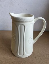 Mason Cash "Cane" Cream Glazed Stoneware Pitcher Jug 7.5” Tall