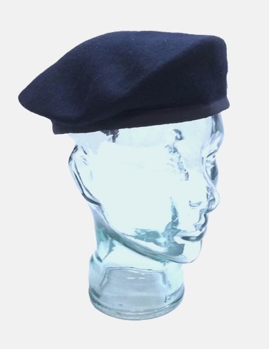 Navy blue beret - navy,
