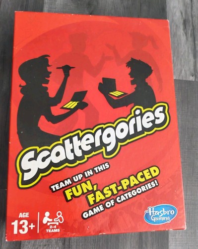 Scattergories boardgame board - boardgame,