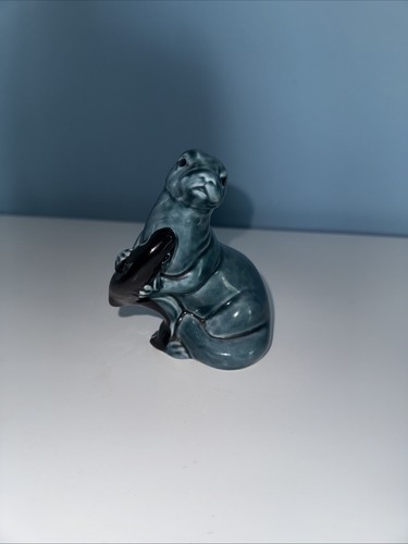 Poole pottery blue dolphin - poole,