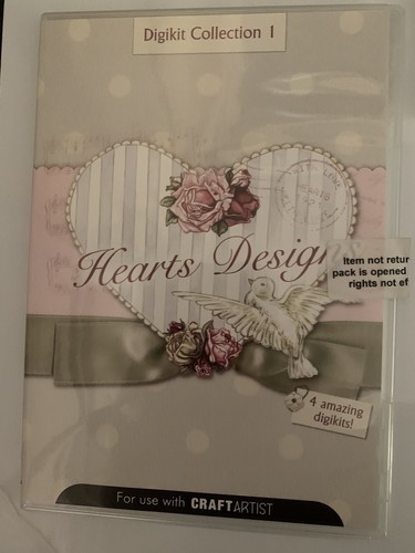 Hearts designs serif - -, craft