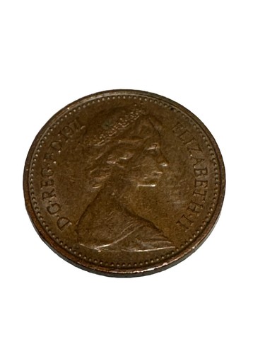 1971 half penny - half, coin