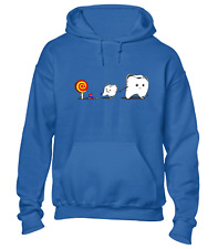 BAD TEETH BAD SWEETS HOODY HOODIE FUNNY CUTE CARTOON DESIGN JOKE NOVELTY TOP