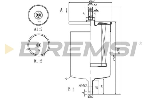 Fuel filter fits bmw - filter, fits: