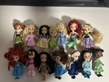 Animators Disney Princess Small Doll Collection 14 Princesses Tiana Elsa Belle