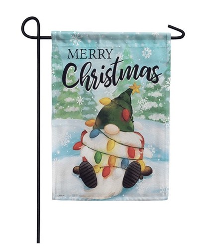 Christmas garden flag winter - christmas,