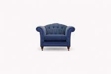 Laura Ashley Gloucester Armchair, Bainton Midnight Navy