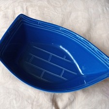 Boat storage dish/ornamental (ceramic) suitable for storage display 30cs long
