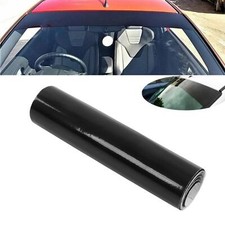 Sun Strip Protection Gloss Black Front Rear Window Windscreen Styling Vinyl Rap