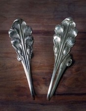 Pair of French Brass Curtain Tie Backs