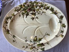 George Jones Ivy Bower Meat Platter - HUGE! - Antique Meat Platter 56cmx44.5cm