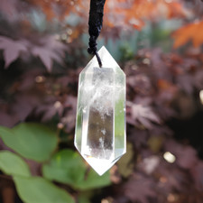Quartz crystal pendant double - crystal,