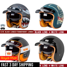 DOT Retro Open Face Half