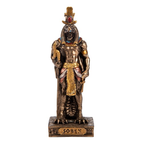Sobek egyptian god figurines - egyptian,