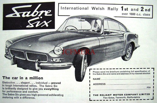 1964 reliant sabre - 1964, sports