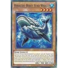 ALIN-EN010 Heraldic Beast Stad Whale : Common Card : 1st Edition :  YuGiOh TCG
