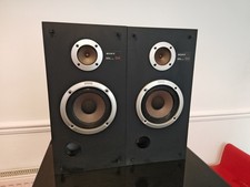 Sony SS-E34 Vintage Stereo 2-Way Speakers 30W 8ohms Bass Reflex 1980s Vintage 