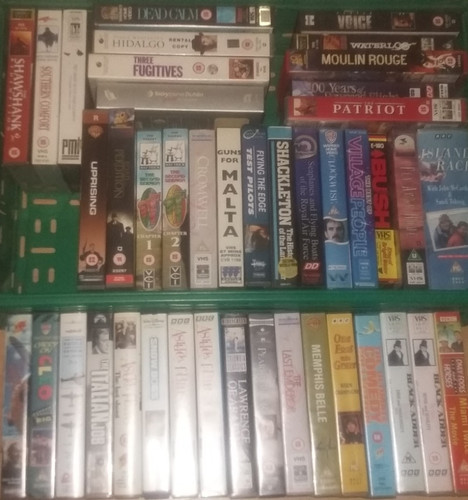 Various vintage vhs films - vhs,