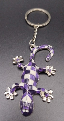 Unusual metal chequered - metal, purple