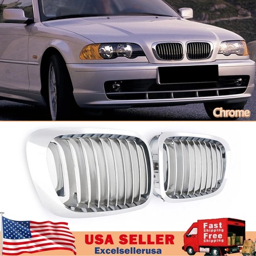 Chrome front kidney grille - chrome,