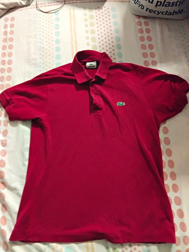 Lacoste men red - red, polo