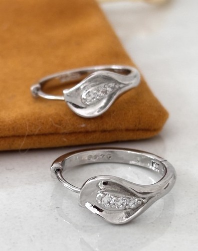 Sterling silver calla - silver,