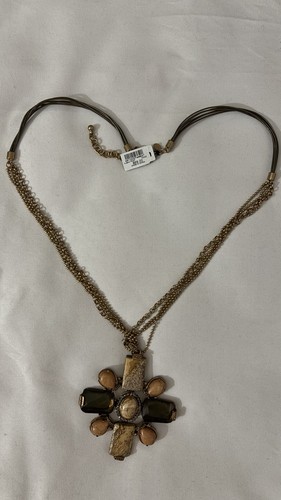 Chico gold tone cross - chico's,