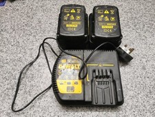 DEWALT DE0246 Charger with 2 x DE0243 24V Batteries (Used) DeWALT