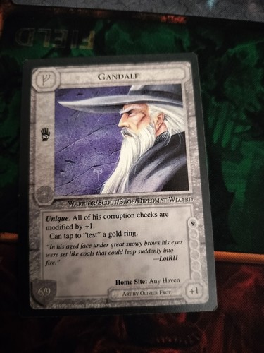 Middle earth ccg tcg gandalf - middle,