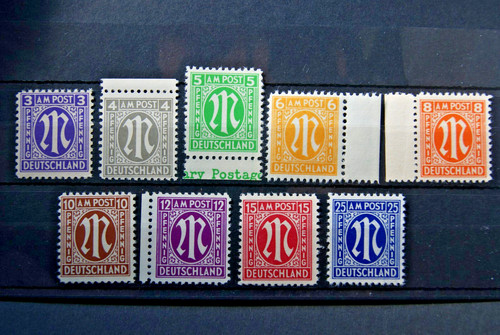 German stamps 1945 allied - german, 1945/6