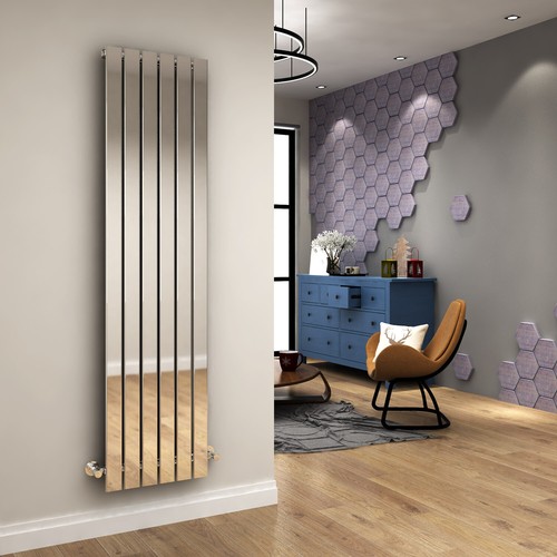 Vertical radiator flat panel - radiator,