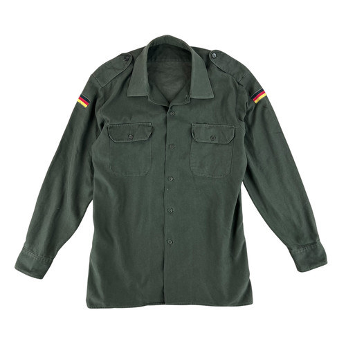 German army shirt olive - army, green