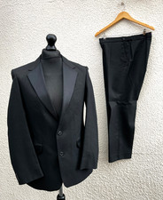 Greenwoods Black Evening Formal Dinner Suit Tuxedo-38” Short W30 L29