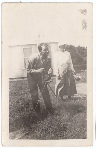 Young man with bellows - with,